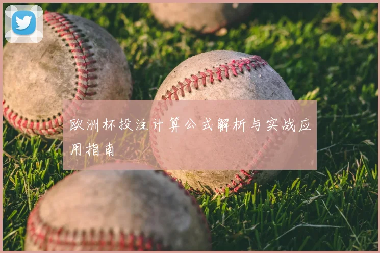欧洲杯投注计算公式解析与实战应用指南